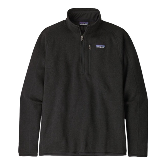 Patagonia Other - PATAGONIA Men’s 1/4 Zip Better Sweater Black NWT L